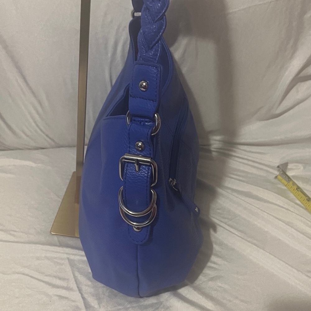 Apt 9 Blue Leather Hobo Bag - Picture 4 of 12